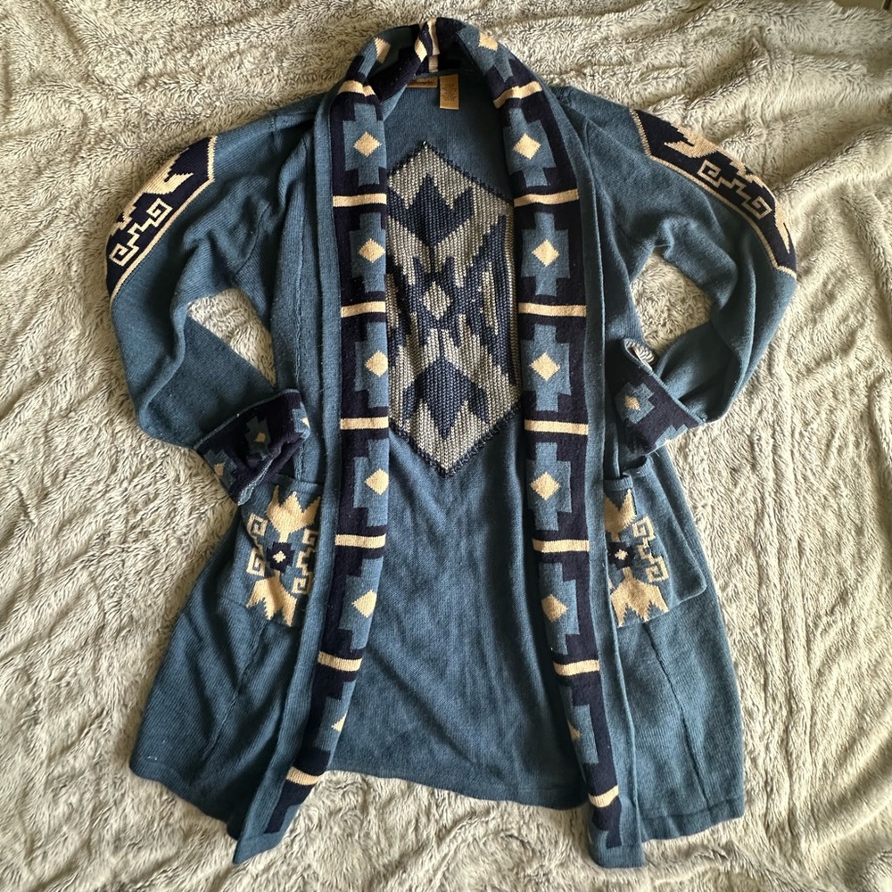 Wrangler Blue Geometric Women's Jacket
